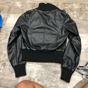 Pleather jacket